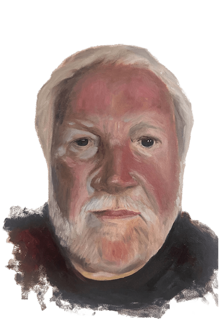 A painted portrait of John A. Fitzpatrick